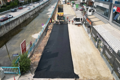 İzmit Alikahya'nın yolları yenileniyor