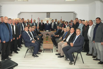 Bursa Yenişehir'de Başkan Özel muhtarlarla buluştu