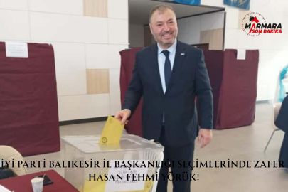 İyi Parti'de Hasan Fehmi Yörük güven tazeledi