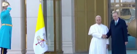 Papa 14. Leo ilk yurt dışı ziyareti kapsamında Türkiye'de