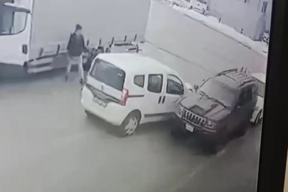 Muayene istasyonunda fren testi kazası!